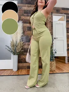 Naomi High Waisted Wide Leg Trousers