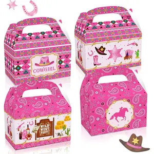 12 count Cowgirl Birthday Party Supplies Cowgirl Birthday Party Favor Boxes Cowgirl ie Bags Cowgirl Party Decoration Cowgirl Party Favor
