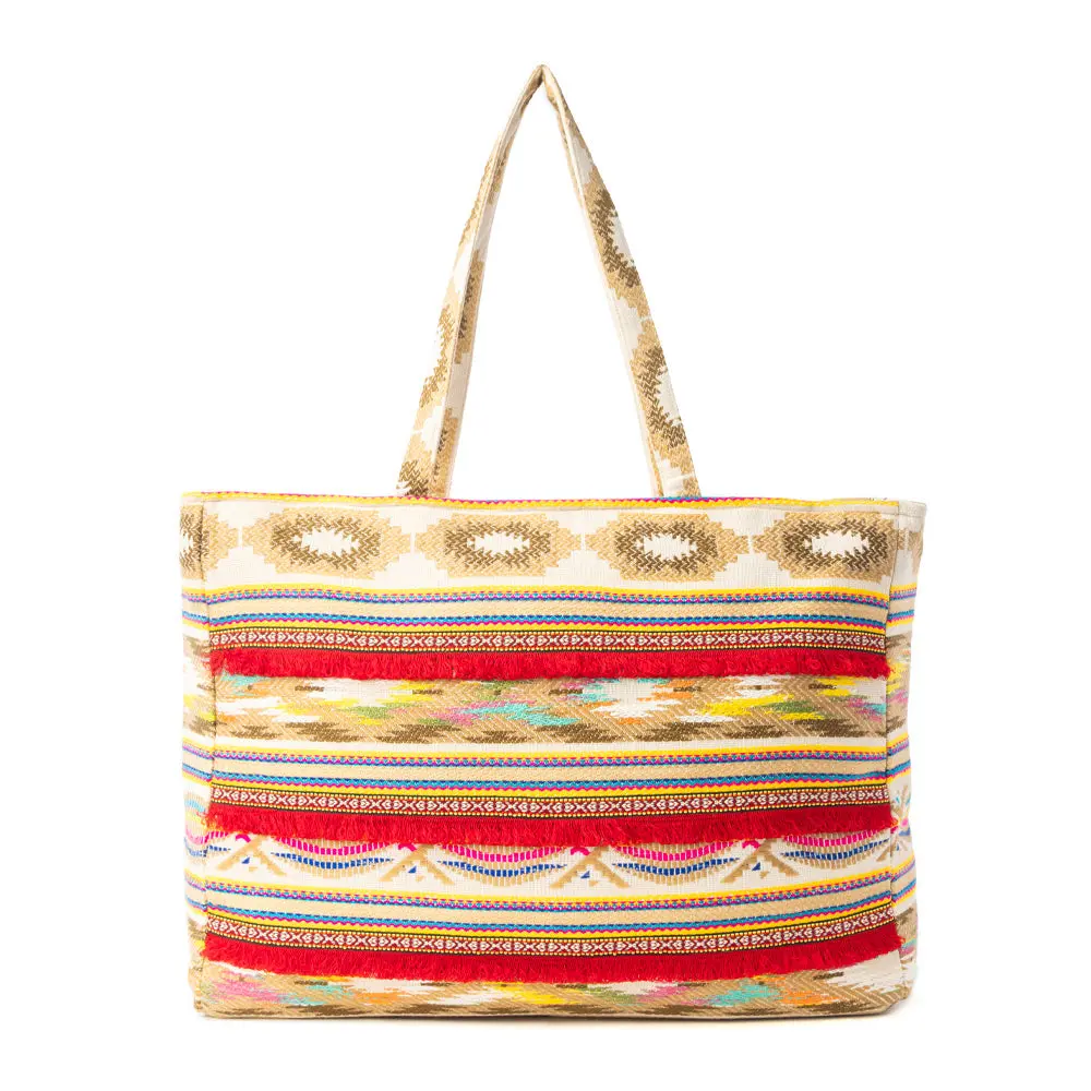 Women's Crimson Wave Myra Sundancer Weekender Bag, Casual Trendy Tote Bag for Luggage & Daily Use, Casual Trendy Bag