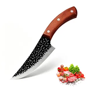 Meat Chef Knife、Multipurpose Slicing Knife,Stainless Steel Meat Cutting Blade,Ergonomic Non Slip Handle,Sharp Kitchen Meat Knife