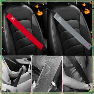 Long-Distance Driving Travel Portable Seatbelt Shoulder Pad Cover, Soft Fabric Ergonomic Design, Easy Install & Wash, Fits Car/suv/truck