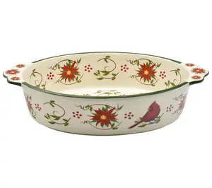 Temp-tations Special Edition Seasonal 3-qt Baker with Figural Handles