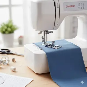 Adjustable Non-Slip Presser Foot for Elastic Fabric & Lace, Sewing Tool for Thin Cotton to Thick Denim, DIY Craft & Quilting Accessory, Universal Sewing Machine Attachment for Home Use, Sewing Supplies Crafts