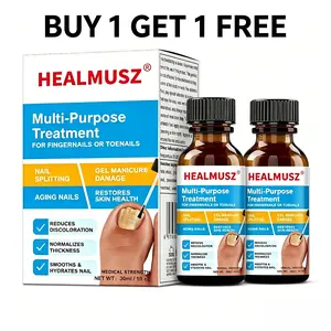 [BUY 1 GET 1 FREE] Toenail Fungus Treatment Extra Strength ,Antifungal Solution ,Triple Action Formula for Damaged Nails, Multi-Purpose Nail Repair,1 Fl Oz Manicure Therapy