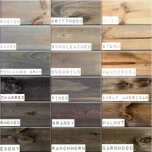 WeatherWash: SAMPLE PACK *17* Aging Wood Stains
