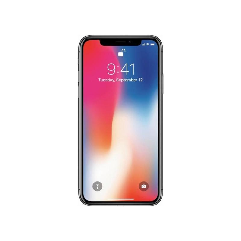 Refurbished Apple iPhone X (Unlocked) A1865 Excellent Condition with Tempered Glass Screen Protector & 1 Year Warranty