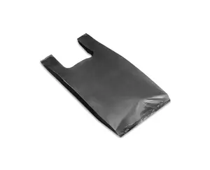 DEMAYA Durable Plastic T-Shirt Bags - Bulk Disposable Shopping Bags for Grocery, Retail Use
