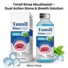 Tonsil Stones Removal Mouthwash, Peppermint Oil Liquid - Sensitive Sore Mouths Gentle Care, Evening Soothing, Alcohol-Free, Mouth Freshening, 120ml Single Item for Smile Confidence
