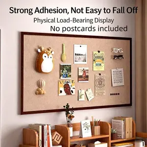 No-Drill Felt Board Photo Wall Decor Display Board Message Board Suitable for Dormitory Bedroom, Versatile Home Decoration