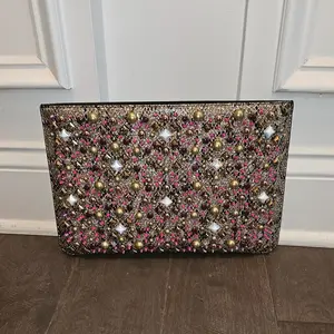 Pre-owned christian louboutin Leather Crossbody Bags Jeweled Crossbody