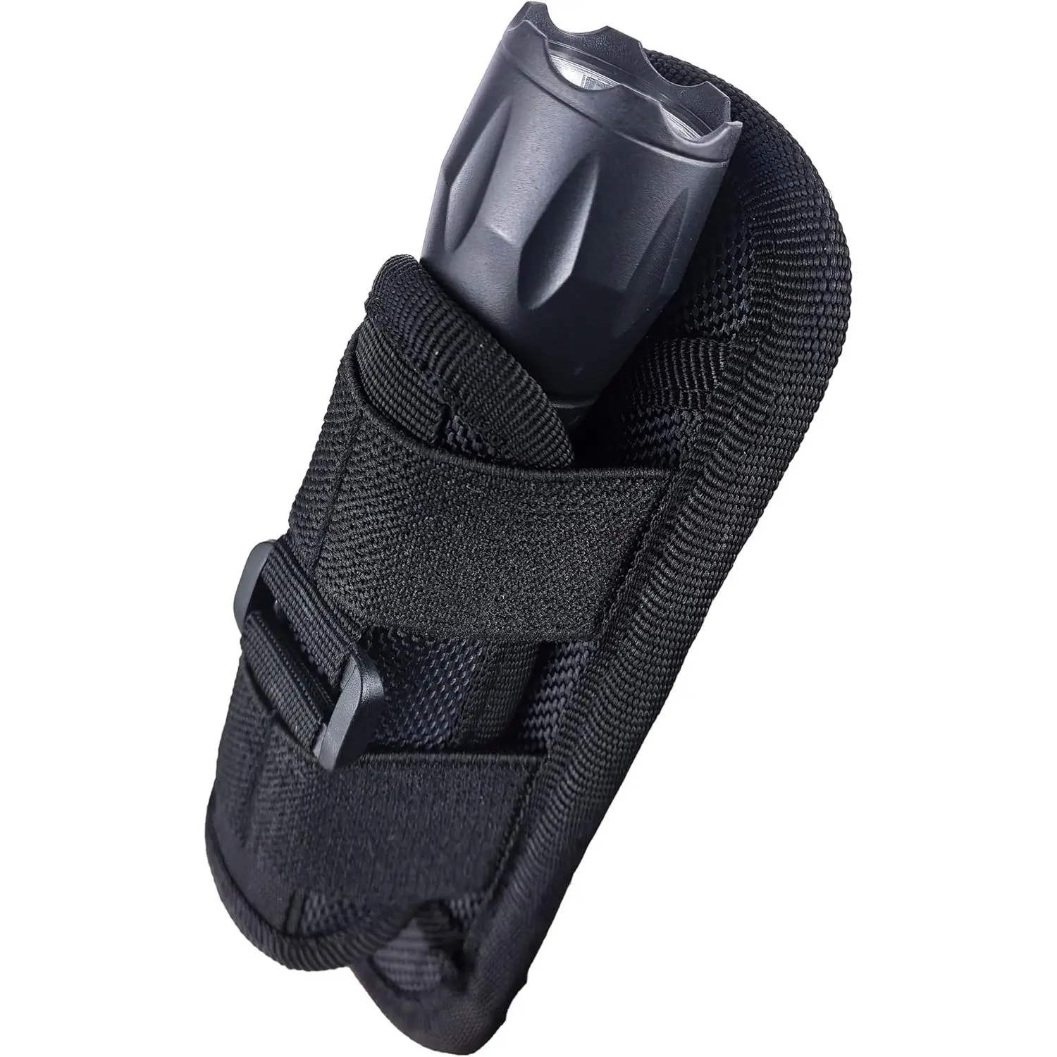 Tactical Flashlight Holster, Flashlight Pouch, Tactical Flashlight Carrying Case for Duty Belt Police Safety Belt