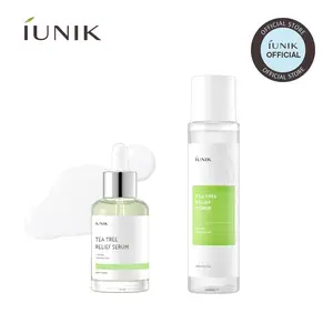 IUNIK Tea Tree Calming Care Duo | Tea Tree Toner +Tea Tree Serum