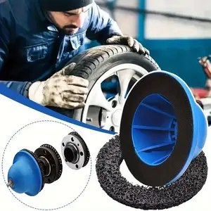 Hub and brake disc cleaning and polishing: including replaceable polishing pads, suitable for rust removal and polishing.