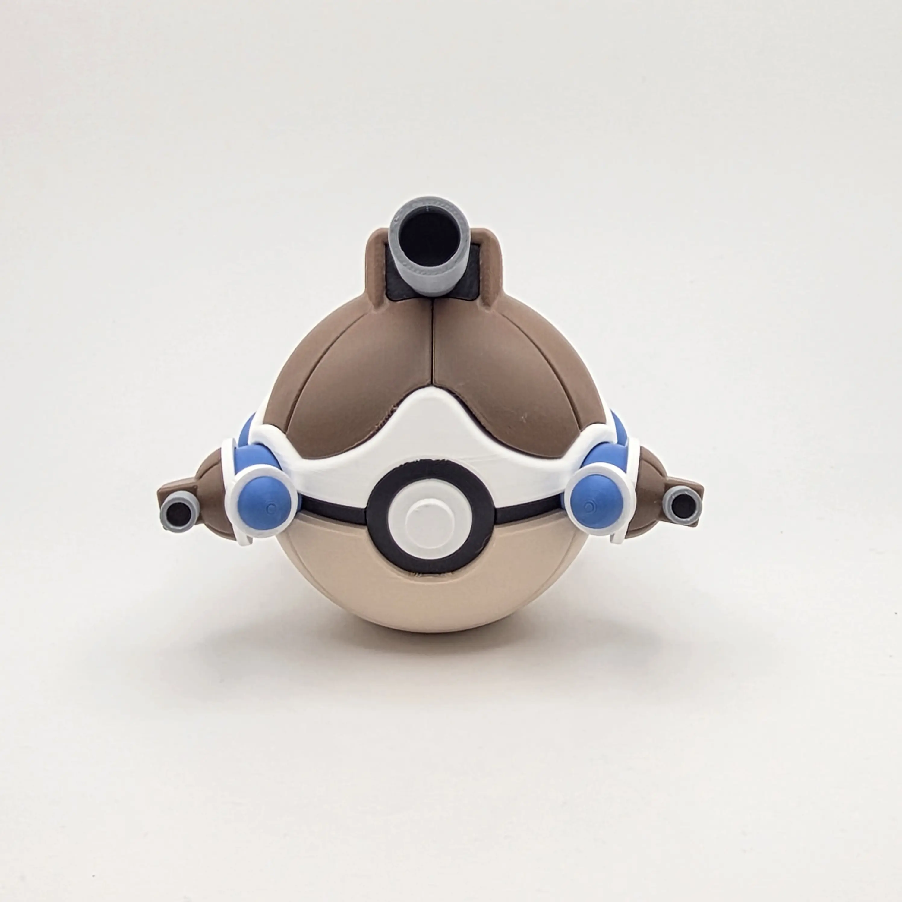CPL Mega Blastoise Pokeball Art Toy Collectible Statue - Premium Materials, Solid Matte Finish Decorative Piece, Gift for Trainer, for TCG Enthusiasts