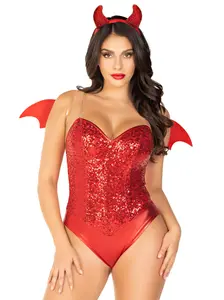 Rhinestone Devil Costume Bundle
