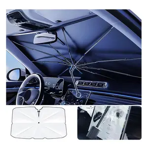 Foldable Anti-UV Windshield Sun Shade – Multi-Functional Heat Shield Umbrella | Universal Fit for Sedans, SUVs & All Vehicles – Must-Have Car Accessory for All Drivers