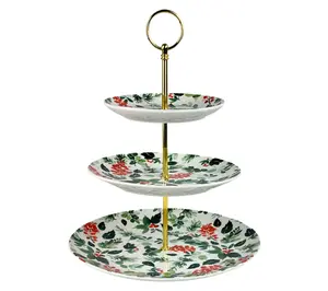 10 Strawberry Street Holly 3-Tier Serving Stand