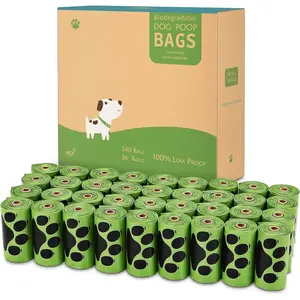 Dog Poop Bags Rolls 540 Count, Unscented Refill Rolls, 9" X 13" Doggie Poop Bags, Dog Waste Bags BY