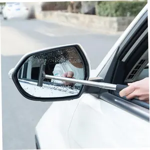 Car Side Mirror Squeegee, Mini Window Wiper, Auto Glass Ice Snow Brush, Suitable for Most Pickup Trucks, Suvs, And Other Types Of Vehicles