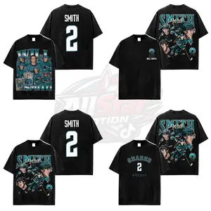 [Collection] Vintage Will Smith "Smitty #2" For Sharks Territory High-Quality 100% Cotton T-Shirt (Made In US), Game Day Outfit, Hockey Graphic Tee, Perfect Gift for True Hockey Lovers, Hockey Graphic Tee.