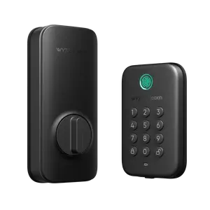 Wyze Lock Bolt — Fingerprint Keyless Security Lock, Smart Bluetooth Deadbolt Replacement, IPX5 Weatherproof, Auto-Lock, Smartphone Control