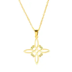 Nudo de Bruja Necklace in Gold - Perfect for Any Occasion