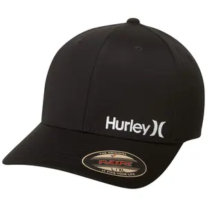 Hurley mens One & Only Corp Flexfit Perma Curve Bill Baseball Hat