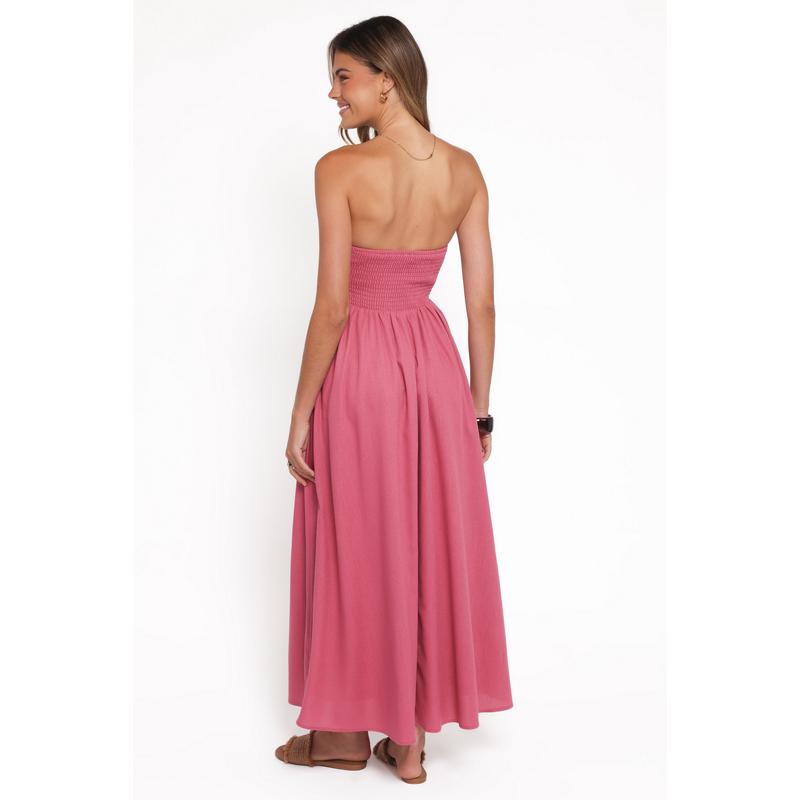 Kayt Strapless Dress - Petal Pink