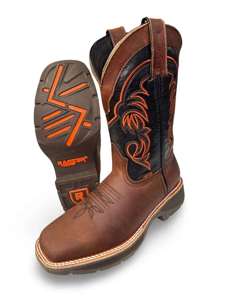 Bota De Trabajo Melissa Square Toe Boy Closed