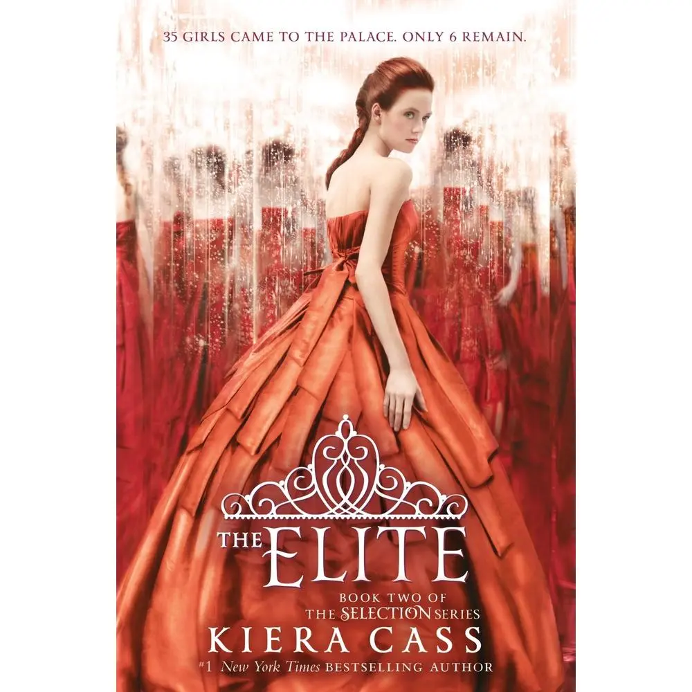 Used Like New Soft Cover Trade Paperback Fiction Book - The Elite (The Selection Series) by Kiera Cass, English, 0.62 lb, Captivating Romance, Heart-split Drama, Gift for Courtly Intrigue Enthusiasts
