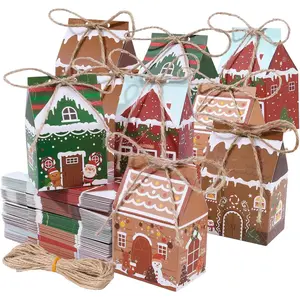 48 Mini Christmas Party Gift Boxes Compact Christmas gift boxes perfect for Advent calendars, Christmas candies, treats, cookies, and stocking stuffers