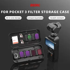 Compatible with Osmo Pocket 3/poet 4 Filter Storage Box, Magnetic Lens Holder, Camera Accessories, New Condition, No Battery Included