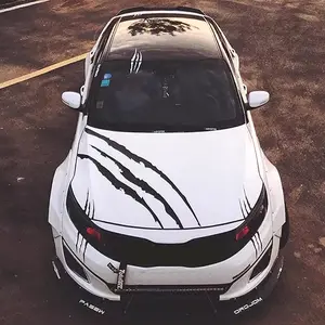 New 2026 Car Stickers Ghost Claw Car Hood Vinyl Sticker Creative Modification Reflective Stickers Devil Paw Scratches car decoration accessoriesation car decoration accessories
