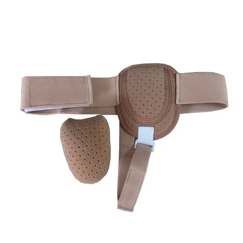Adjustable Hernia Truss, Cotton Lined Support Belt for Men & Women, High Support Protective Gear for Inguinal Hernia Relief, Adjustable High Support Protective Gear