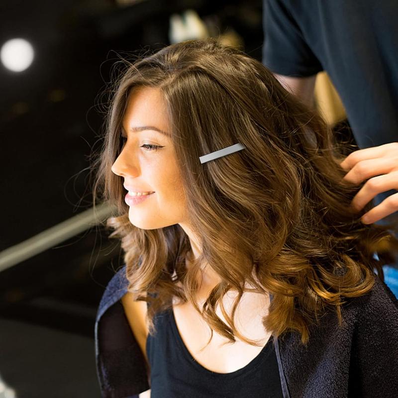 120 pieces mini metal hair clip set -2.16 inches, non slip, can be used for DIY bow making crocodile clips, hair clip crafts