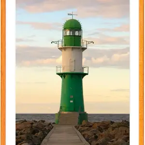 12x18 Picture Frame Display 11x17 Photo with Mat or 12x18 Without Mat Solid Teak Poster Frame with Plexiglass Tabletop and Wall Hanging Display