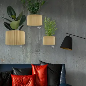 Ribbed Wall Planter