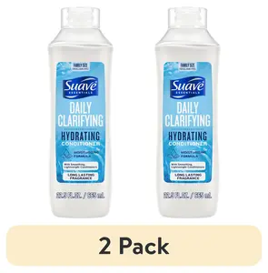 (2 Pack) Suave Essentials Daily Clarifying & Hydrating Conditioner, 22.5 Fl Oz Suave Brands Company LLC