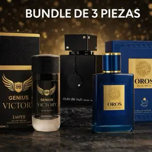 Genius Victory Bundle of 3 Pieces - Genius Victory Eau de Parfum 100ml & Oros Eau de Parfum