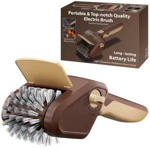 2026 Upgraded BBQ Grill Brush for Outdoor Grill, Cordless Electric Grill Cleaner, Rechargeable Grill Cleaning Tool