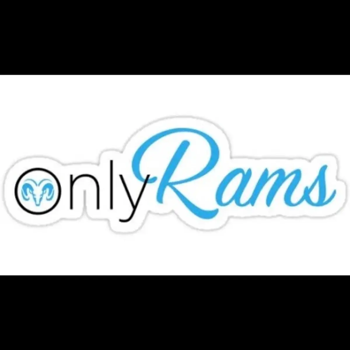 OnlyRams Decal