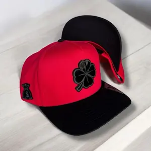 sale Trebol Hats n lack Gold Snapback for Men - Adjustable Fit, Stylish Design, Versatile Accessory for Any Outfit hat on