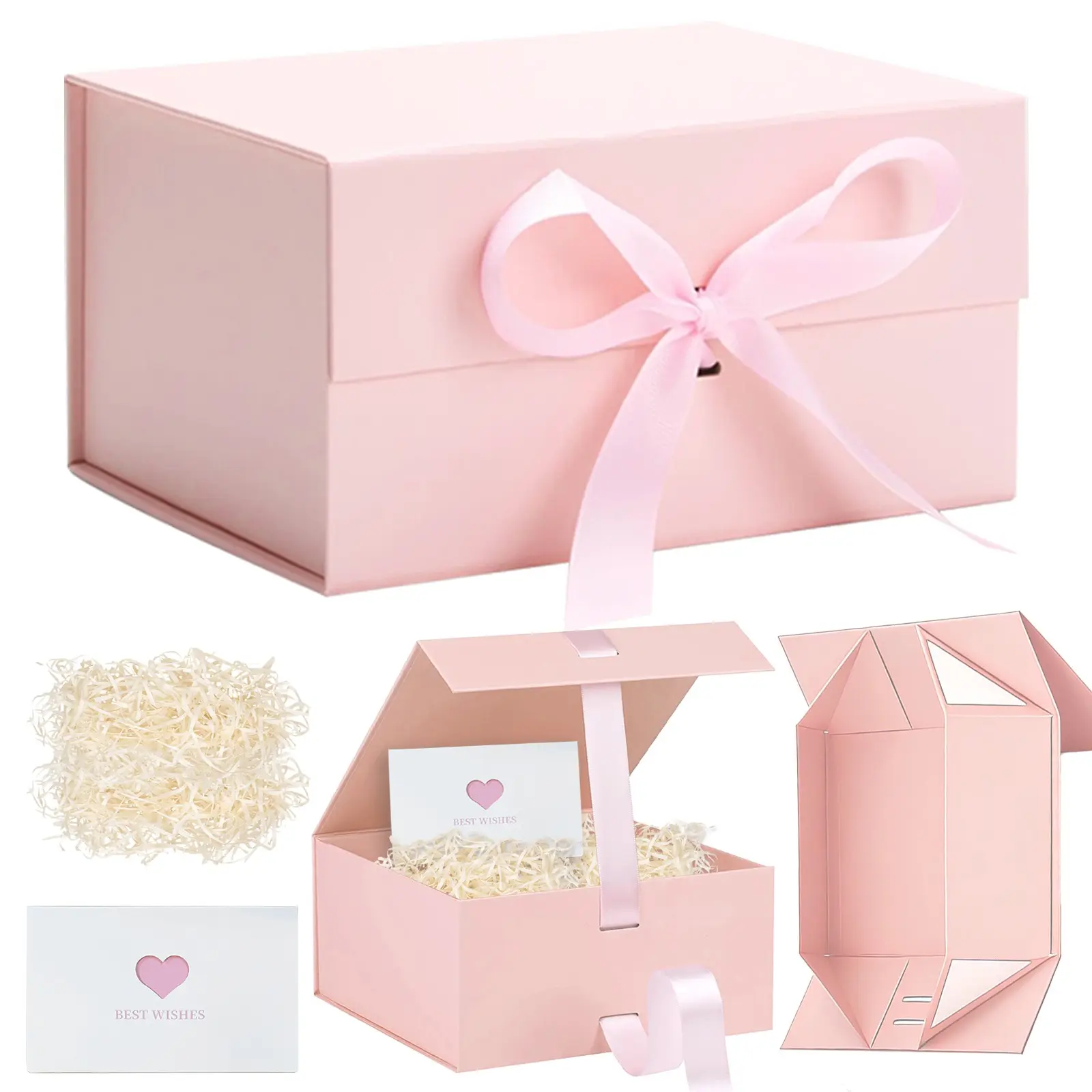 Rectangle Small Boxes For Gifts,White Hard Gift Box with Magnetic, Birthday Gift Box Rectangle Small Boxes For Gifts,White Hard Gift Box with Magnetic, Birthday Gift Box