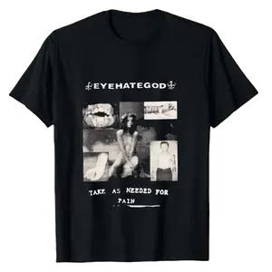 Rare EyeHateGod Band Black Men's T-Shirt Sweatshirt, Unisex Cotton Fabric, Gift For Fan vintage