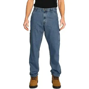 Carpenter Denim Jeans, Relaxed Fit, Utility Pocket & Hammer Loop