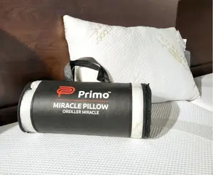 Primo Miracle Bamboo Standard Pillow, Hypoallergenic Bedding for Restful Sleep