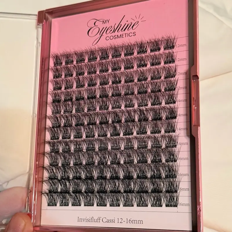 Eyeshine NEW BANDLESS Cassi 12-16mm new hair fiber lash tray only
