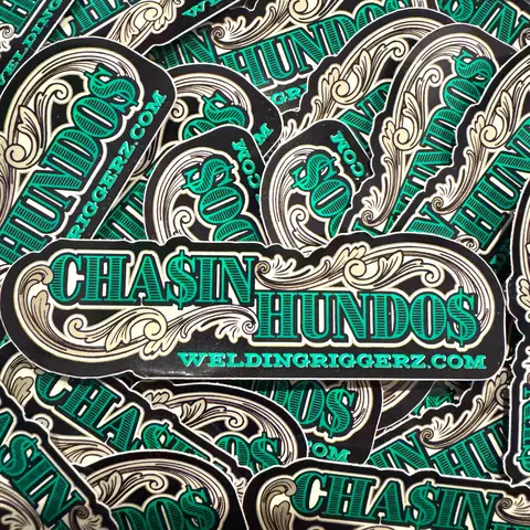 Chasin Hundos Decal