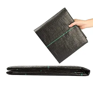 5 x 10 Feet Weed Barrier Fabric Garden Landscape Weed Blocker Woven Fabric Heavy Duty Ground Cover Mat for Summer Garden Projects, Tomato Plant Support & New Home Yard Setup, summerwins Deals For You
