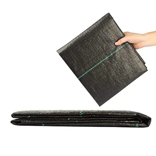 5 x 10 Feet Weed Barrier Fabric Garden Landscape Weed Blocker Woven Fabric Heavy Duty Ground Cover Mat for Summer Garden Projects, Tomato Plant Support & New Home Yard Setup, summerwins Deals For You